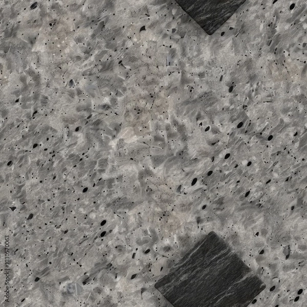 Obraz Seamless granite texture with deep tones and natural inclusions.