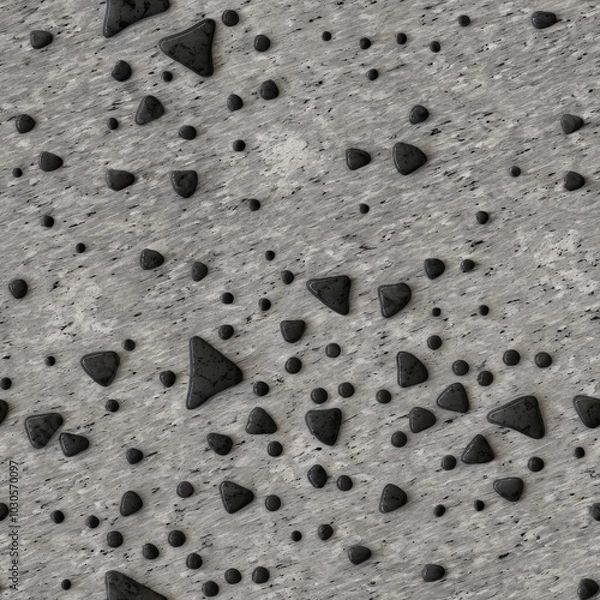 Obraz Seamless granite texture with deep tones and natural inclusions.
