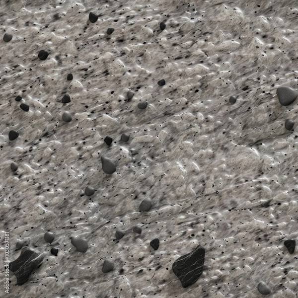 Obraz Seamless granite texture with deep tones and natural inclusions.