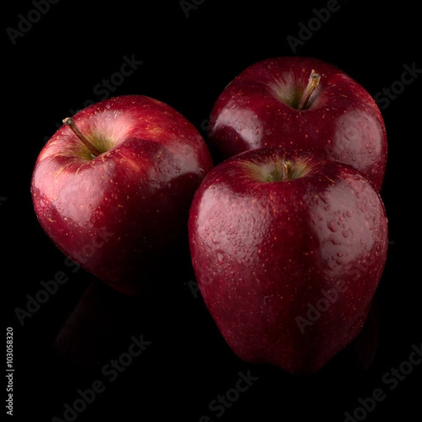 Fototapeta Fresh red apples
