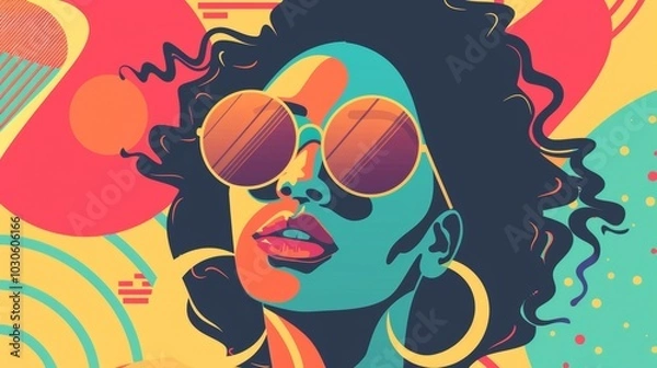 Obraz Simple Line Art Format Design Generative AI