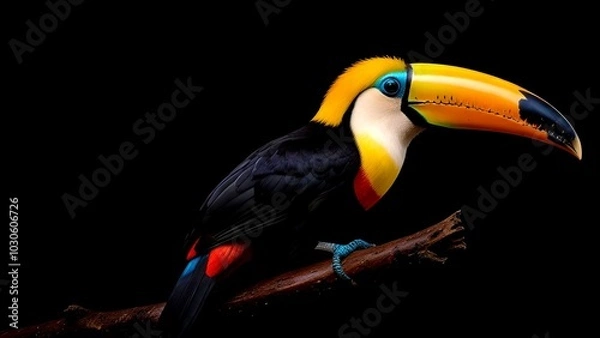 Obraz Vibrant Toucan Portrait