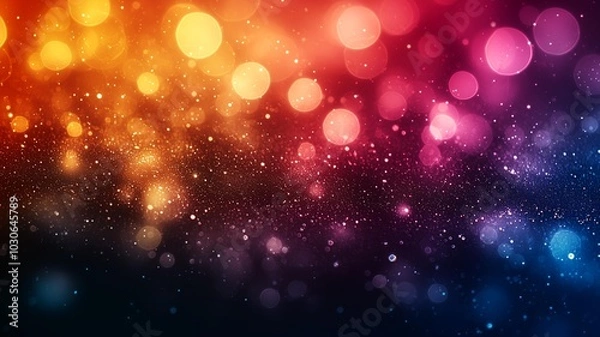 Fototapeta 抽象的でキラキラと輝く背景画像