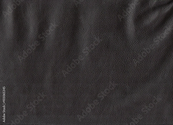 Obraz Black leather texture. High res. scan