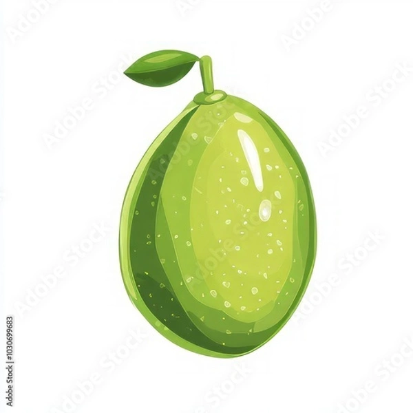 Obraz Finger lime vector illustration