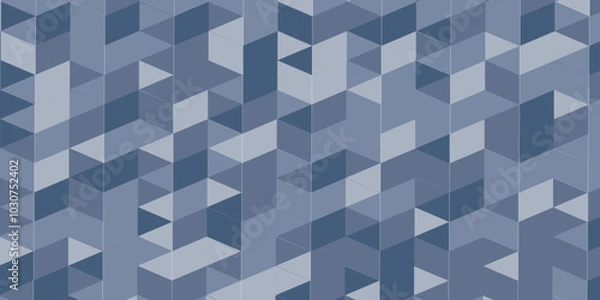Fototapeta cool geometric background in a new texture style. Blue segmented background. Triangular pixelation. Color texture. Abstract triangular pixelation. Multi-colored texture. Mosaic pattern .