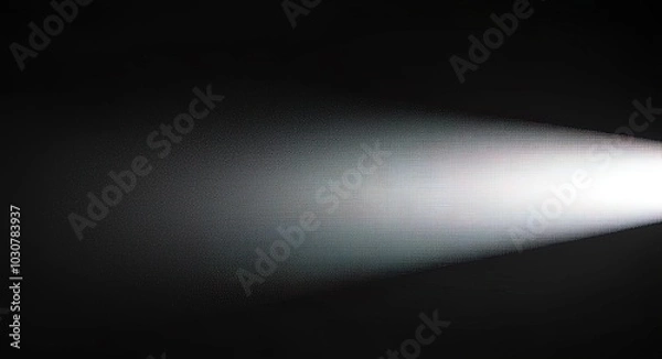 Fototapeta Bright Beam of Light - Spotlight, Mystery, and Suspense Background