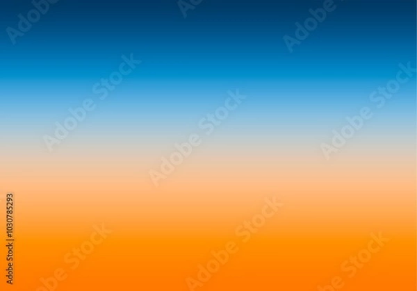 Fototapeta abstract gradient orange and light blue background