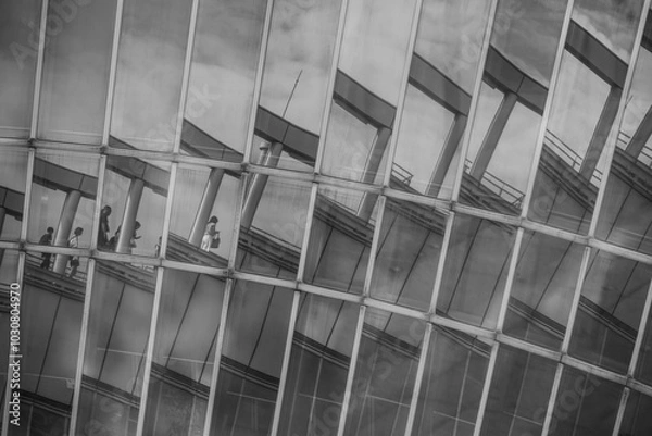 Obraz office building with windows