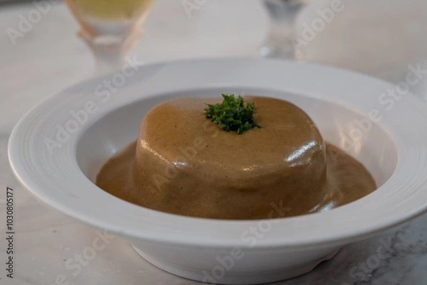 Obraz cream of mushroom soup