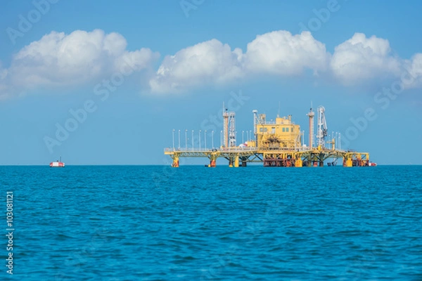 Obraz The rig in the Gulf of Thailand