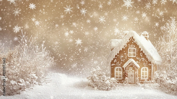 Obraz christmas gingerbread house