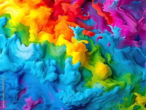 Fototapeta rainbow color background