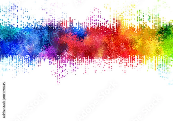 Obraz Tęczowe plamy.