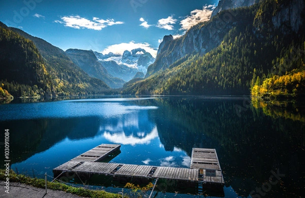 Obraz Vorderer Gosausee, Górna Austria