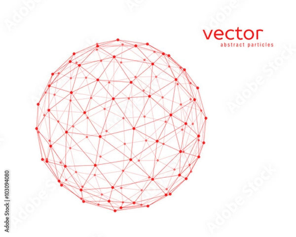 Obraz Vector illustration of sphere