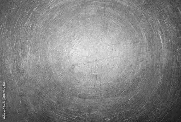 Fototapeta Texture of scratched metal surface