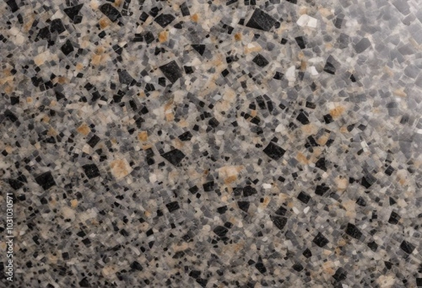Fototapeta Closeup shot of a surface made from granite