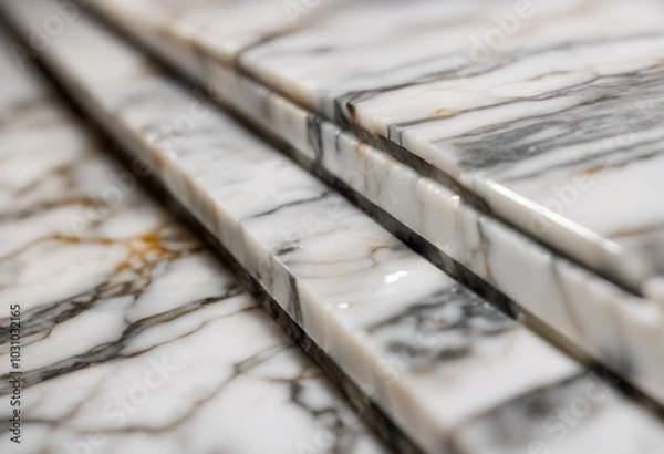 Fototapeta Closeup shot of a surface made from marble
