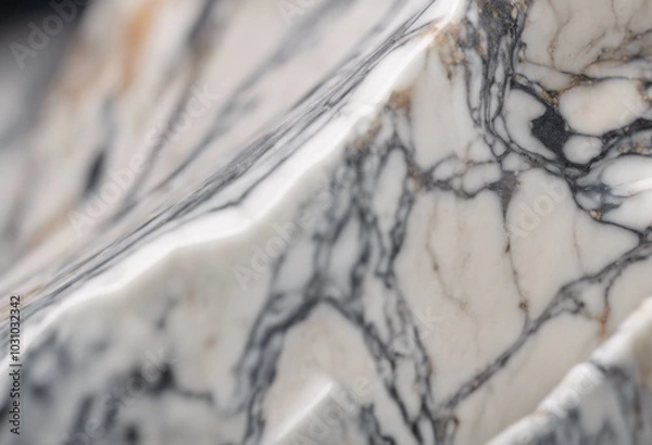 Fototapeta Closeup shot of a surface made from marble