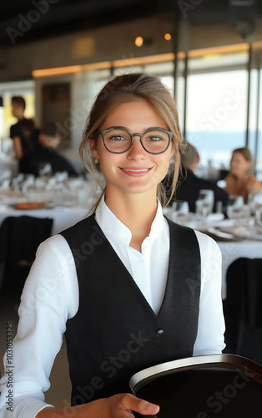 Obraz Young Waitress