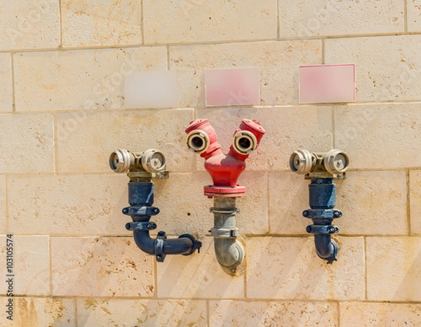 Fototapeta fire hydrants