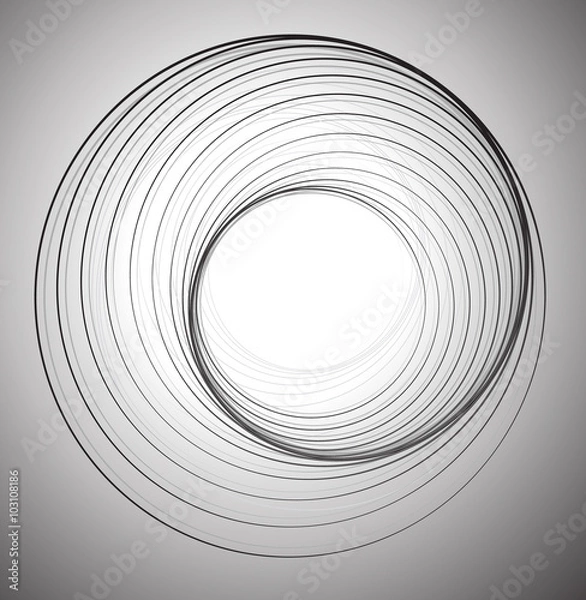 Obraz circles spiral abstract layout background design