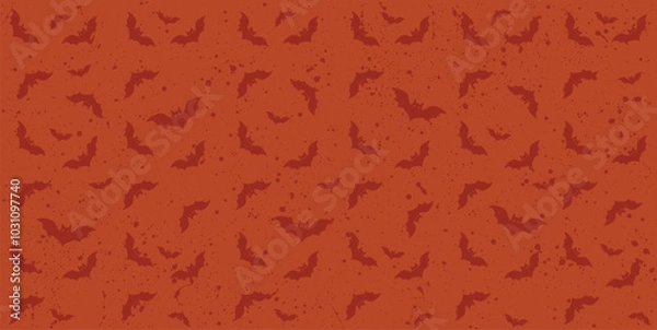 Obraz Helloween background, bat pattern, space for text
