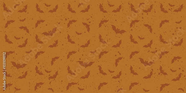 Obraz Helloween background, bat pattern, space for text