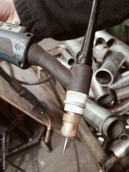 Fototapeta repair of the engine