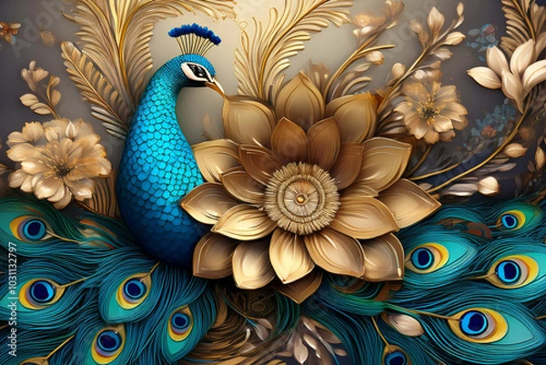 Obraz 3D Essence: Textures Unleashed ,background and wallpaper 