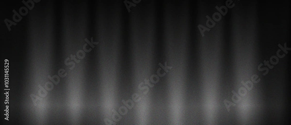 Fototapeta Grainy dark background with lights and noise texture banner backdrop