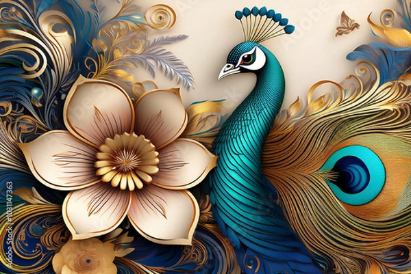 Obraz 3D Essence: Textures Unleashed ,background and wallpaper 