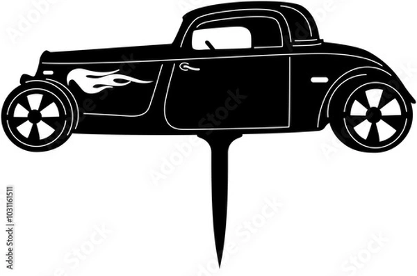 Fototapeta cars garden stack