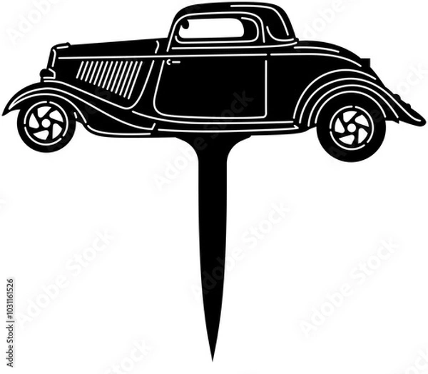 Fototapeta cars garden stack