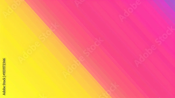 Fototapeta Smooth Pink and Yellow Gradient Background with Natural Transition