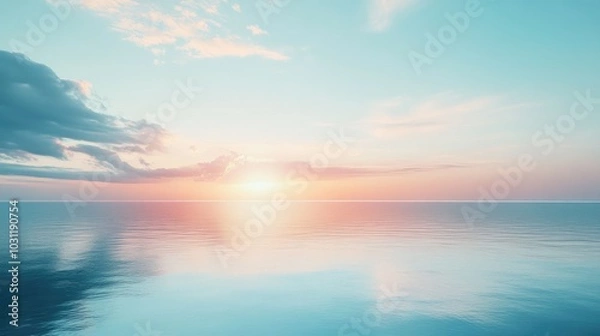 Fototapeta A serene background featuring light, soft colors blending smoothly together, perfect for creating a calm and soothing atmosphere
