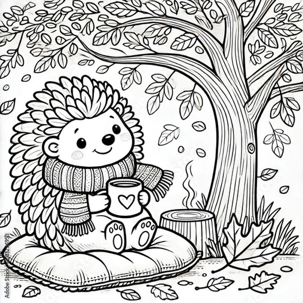 Fototapeta Coloring Pages