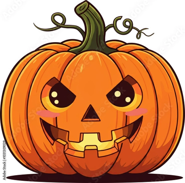 Obraz Smiling Halloween Jack O'Lantern