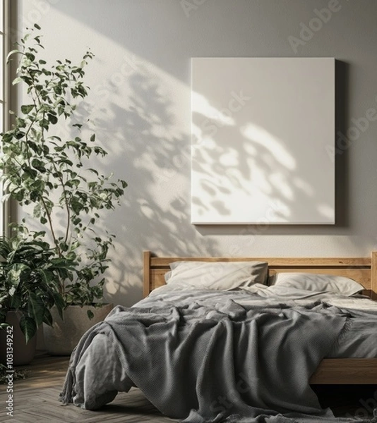 Fototapeta Bedroom Mockup.