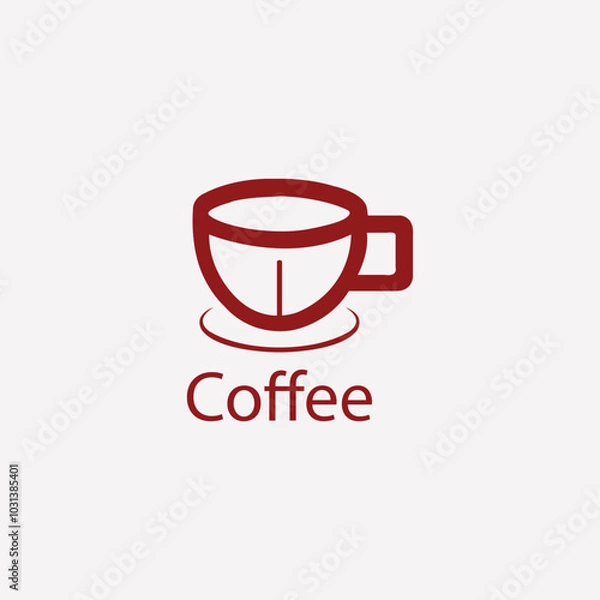Obraz Coffee Logo Design Concept 