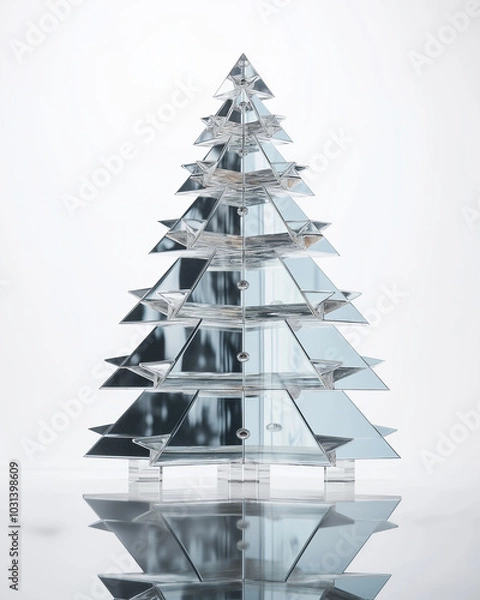 Obraz abstract christmas tree