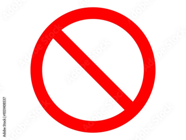 Obraz 禁止マークのアイコン