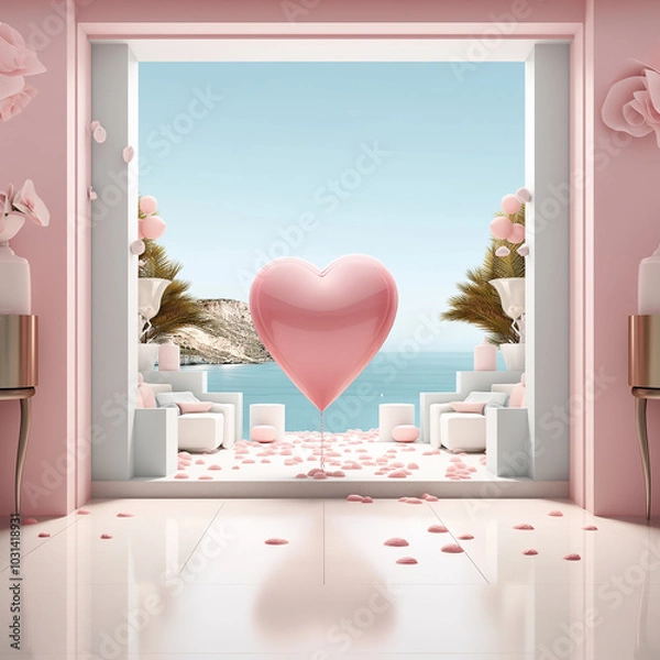 Obraz Valentine's day illustration