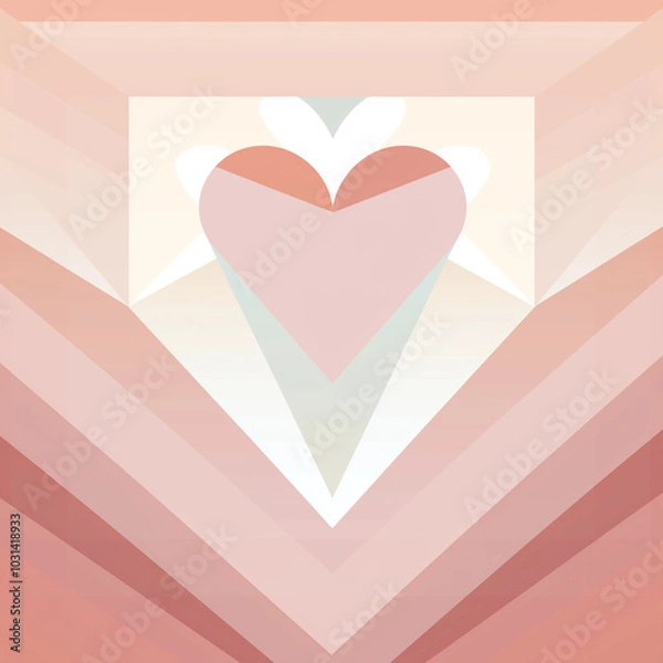 Obraz Valentine's day card