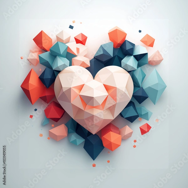 Obraz Valentine's day card