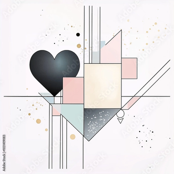 Obraz Valentine's day card