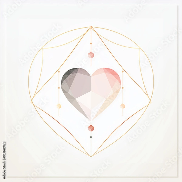 Obraz Valentine's day card