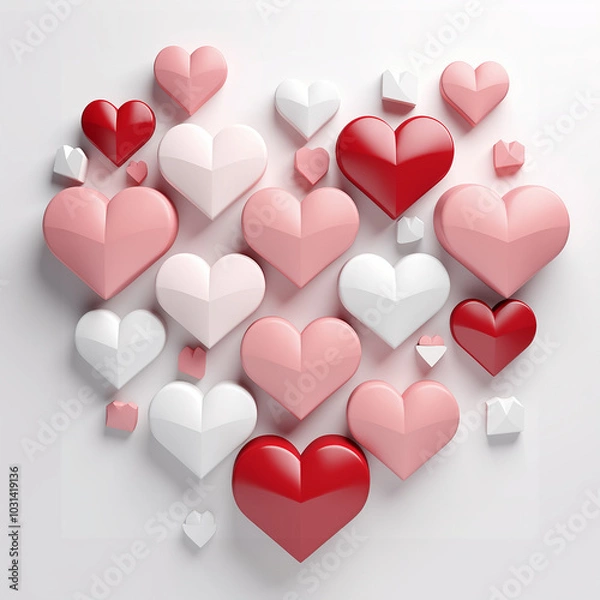 Obraz Valentine's day card