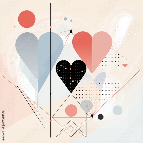 Obraz Valentine's day card